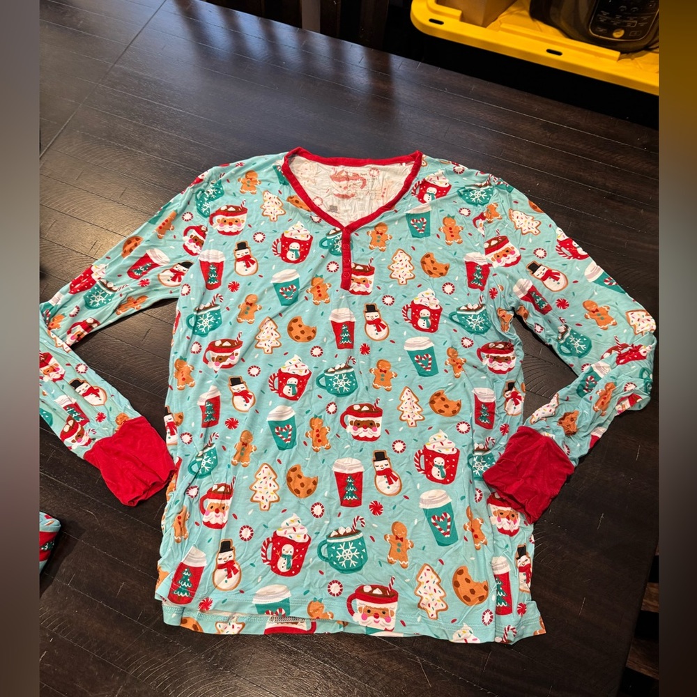 Little Sleepies Women’s Size Medium Peppermint Mocha PJ set - Picture 2 of 7